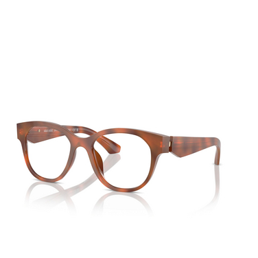 Alain Mikli A03526 Eyeglasses 002 opal light brown havana - three-quarters view