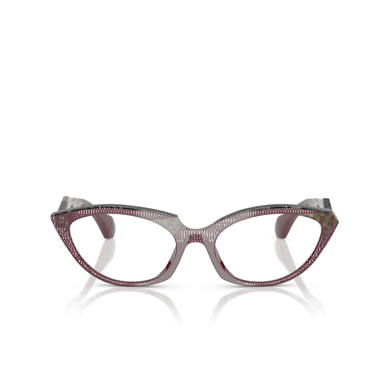 Alain Mikli A03529 Eyeglasses 001 point bord / damier green / noir - 1/3