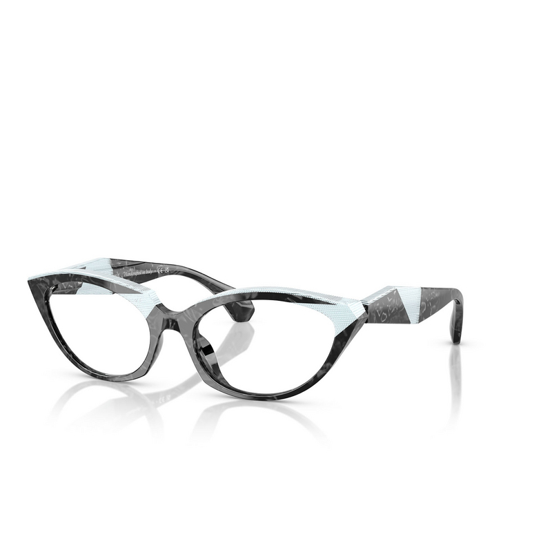 Alain Mikli A03529 Eyeglasses 003 noir nacree / point white - 2/3
