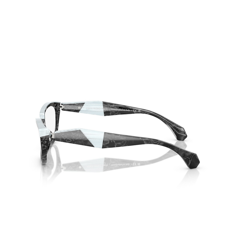 Alain Mikli A03529 Eyeglasses 003 noir nacree / point white - 3/3