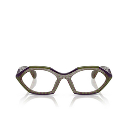 Lunettes de vue Alain Mikli A03530 001 point olive / damier bord / purple