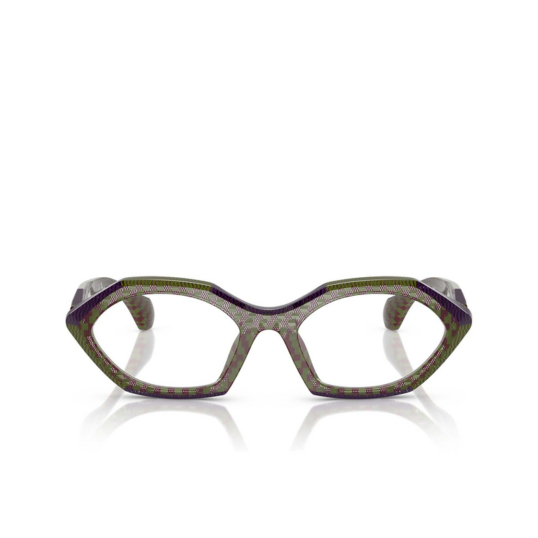 Alain Mikli A03530 Korrektionsbrillen 001 point olive / damier bord / purple - 1/3