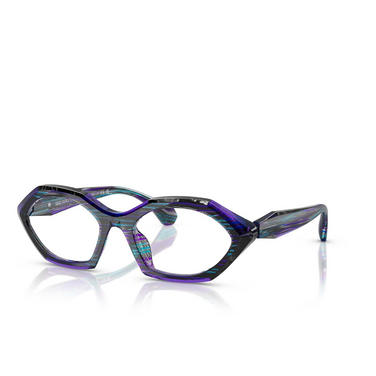 Alain Mikli A03530 Eyeglasses 003 cyberpunk / purple / noir - three-quarters view