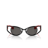 Lunettes de soleil Alain Mikli A04501T 001/S4 matt black / rouge nacree - Vignette du produit 1/3