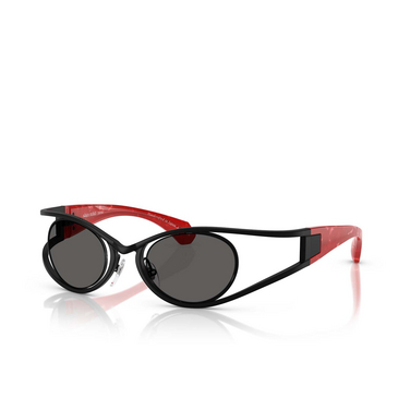 Lunettes de soleil Alain Mikli A04501T 001/S4 matt black / rouge nacree - Vue trois quarts