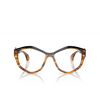 Lunettes de soleil Alain Mikli A05501 001/M4 striped havana / noir nacree - Vignette du produit 1/3