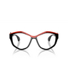 Lunettes de soleil Alain Mikli A05501 002/M3 noir nacree / rouge nacree - Vignette du produit 1/3