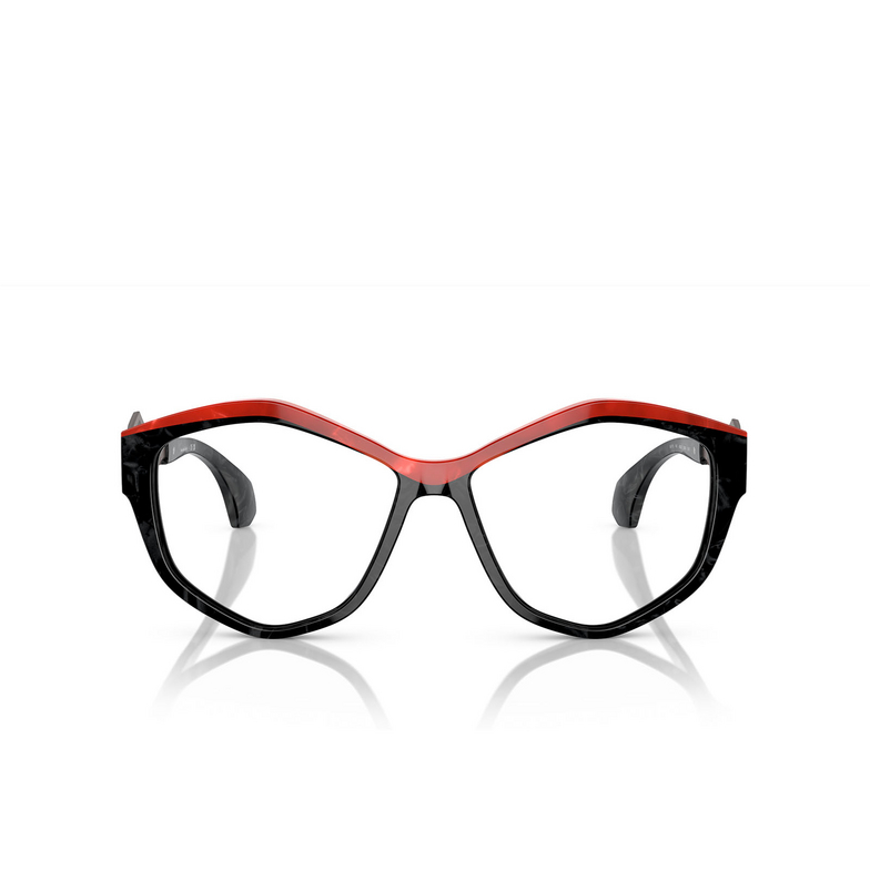 Lunettes de soleil Alain Mikli A05501 002/M3 noir nacree / rouge nacree - 1/3