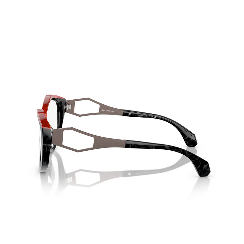 Gafas de sol Alain Mikli A05501 002/M3 noir nacree / rouge nacree - 3/3