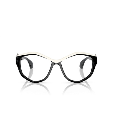 Alain Mikli A05501 Sunglasses 004/CT noir nacree / white - front view