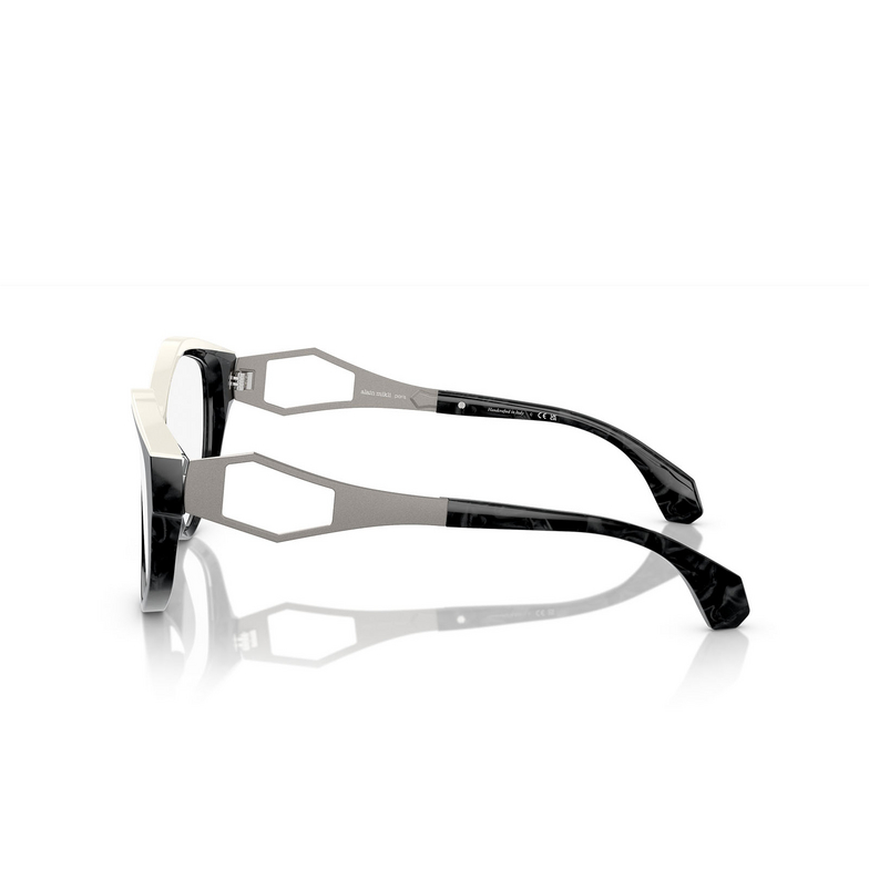 Lunettes de soleil Alain Mikli A05501 004/CT noir nacree / white - 3/3