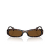 Alain Mikli A05512 Sunglasses 004/57 new damier brown dark grey - product thumbnail 1/3