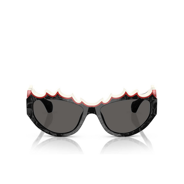 Gafas de sol Alain Mikli A05514 002/S4 noir nacree / rouge nacree / white - Vista delantera