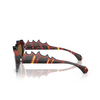 Gafas de sol Alain Mikli A05514 003/73 havana / rouge nacree/ noir nacree - Miniatura del producto 3/3
