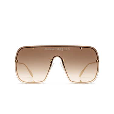 Alexander McQueen AM0362S Sunglasses 002 gold - front view