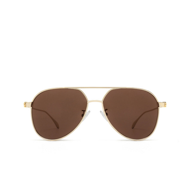 Alexander McQueen AM0373S Sunglasses 002 gold - front view
