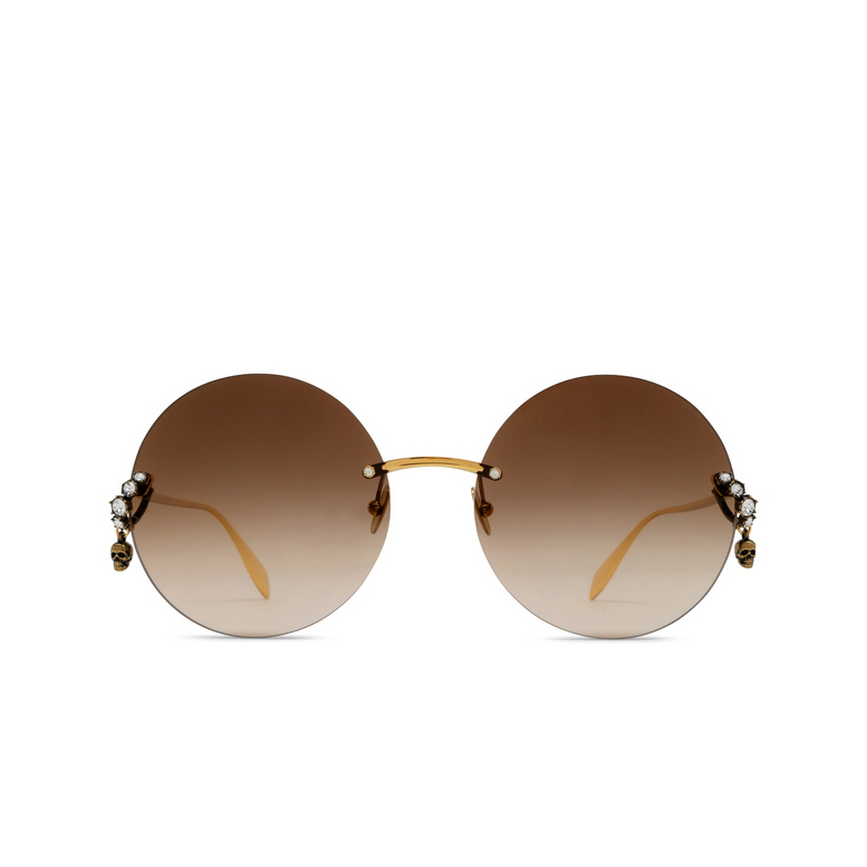 Gafas de sol Alexander McQueen AM0418S 002 gold - 1/4