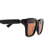 Lunettes de soleil Alexander McQueen AM0432SA 004 black - Vignette du produit 3/4