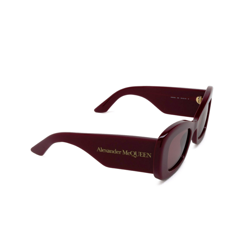 Alexander McQueen AM0434S Sunglasses 006 burgundy - 2/4