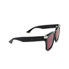 Gafas de sol Alexander McQueen AM0440S 002 black - Miniatura del producto 2/4