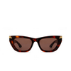 Alexander McQueen AM0440SA Sunglasses 003 havana - product thumbnail 1/4
