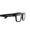 Alexander McQueen AM0452O Eyeglasses 001 black - product thumbnail 3/4
