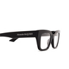 Alexander McQueen AM0453O Eyeglasses 001 black - product thumbnail 3/4