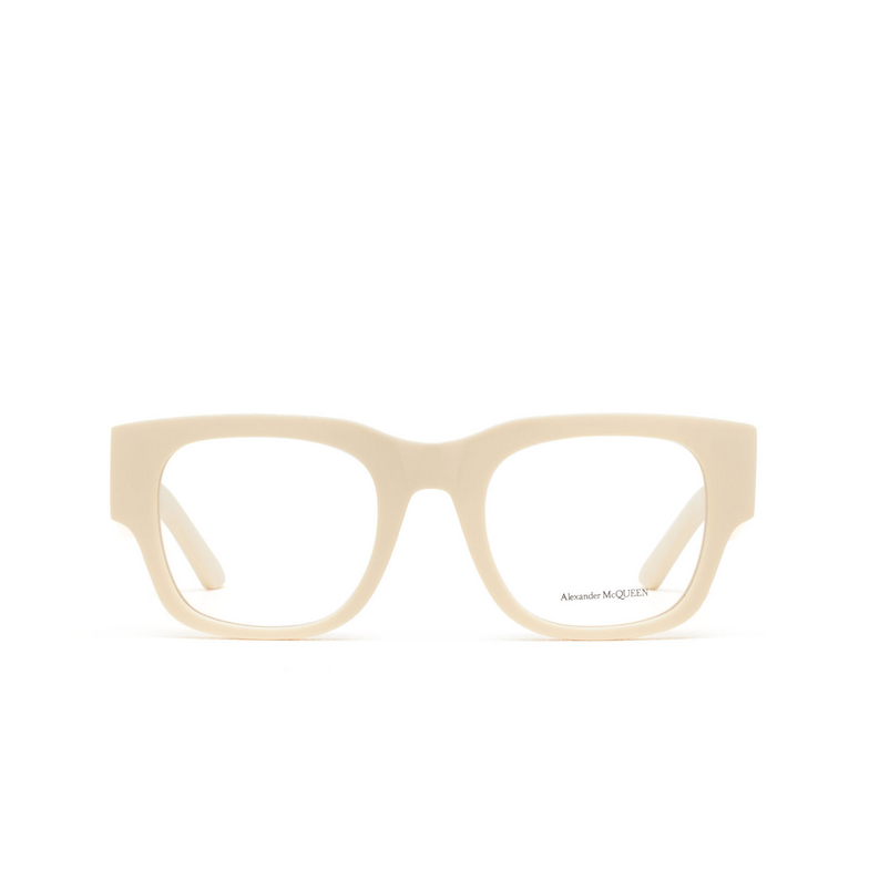 Alexander McQueen AM0455O Eyeglasses 004 ivory - 1/4