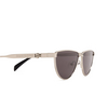 Alexander McQueen AM0456S Sunglasses 001 silver - product thumbnail 3/4
