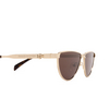 Alexander McQueen AM0456S Sunglasses 002 gold - product thumbnail 3/4