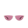 Gafas de sol Alexander McQueen AM0456S 003 silver - Miniatura del producto 1/4