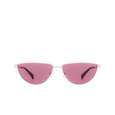 Lunettes de soleil Alexander McQueen AM0456S 003 silver - Vue de face