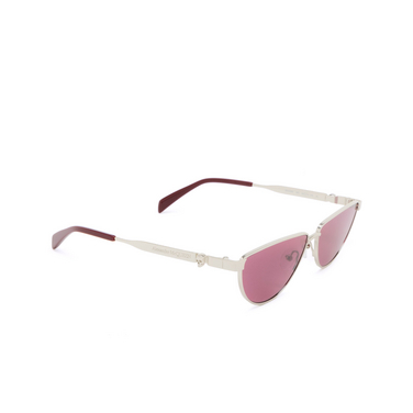 Alexander McQueen AM0456S Sunglasses 003 silver - three-quarters view