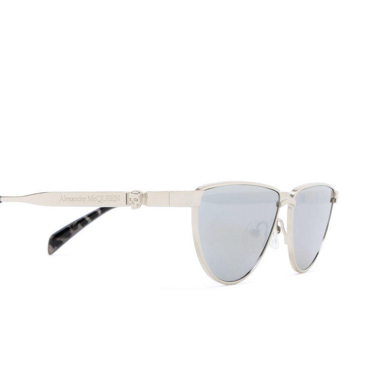 Gafas de sol Alexander McQueen AM0456S 004 silver - 3/4