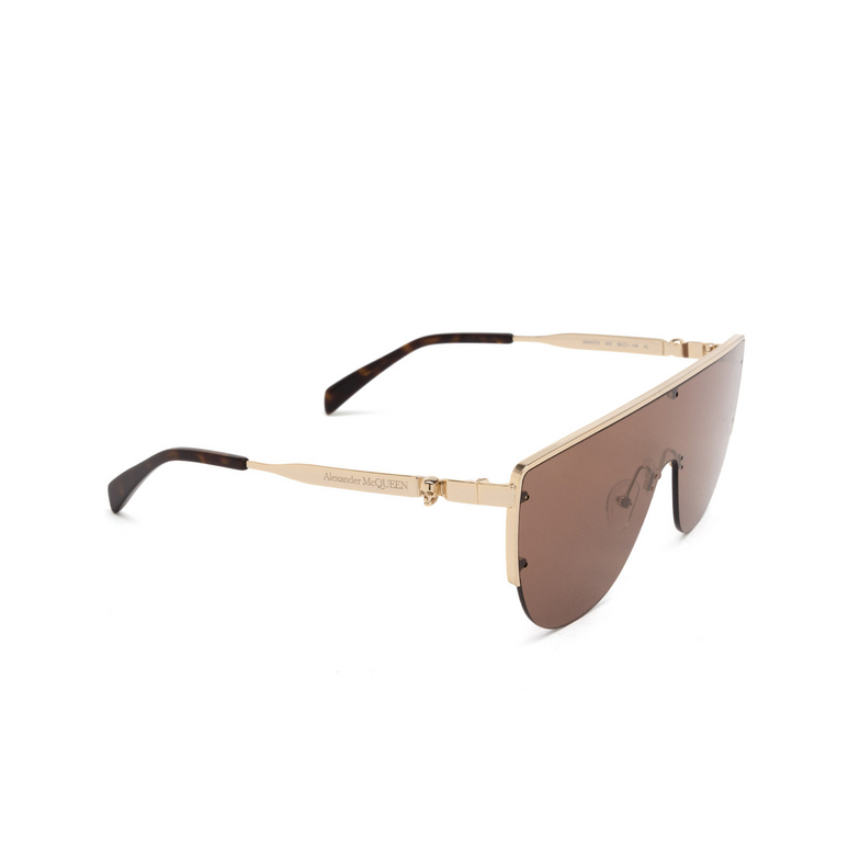 Alexander McQueen AM0457S Sunglasses 002 gold - 2/4