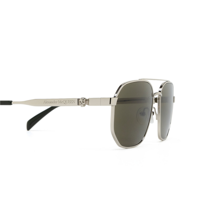 Gafas de sol Alexander McQueen AM0458S 003 silver - 3/4