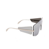 Alexander McQueen AM0460S Sunglasses 002 silver - product thumbnail 2/5