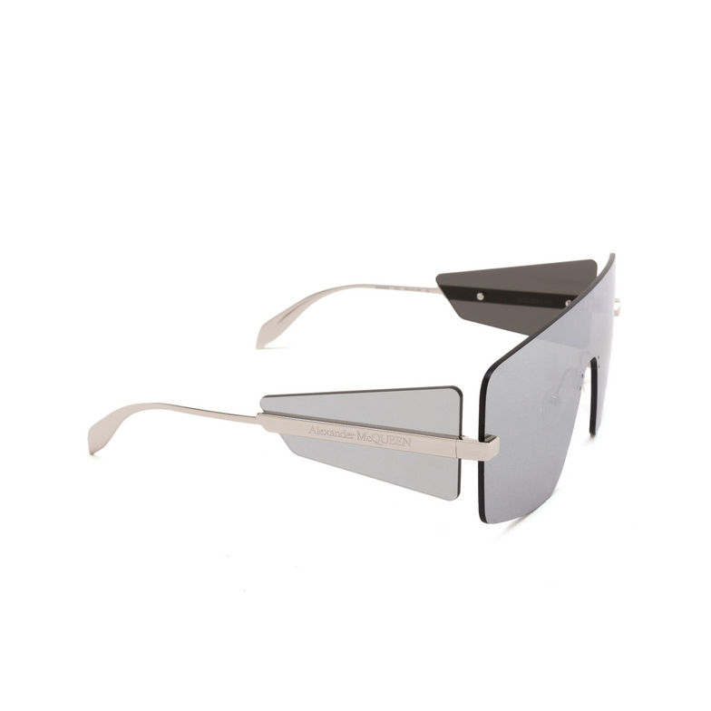 Alexander McQueen AM0460S Sunglasses 002 silver - 2/5
