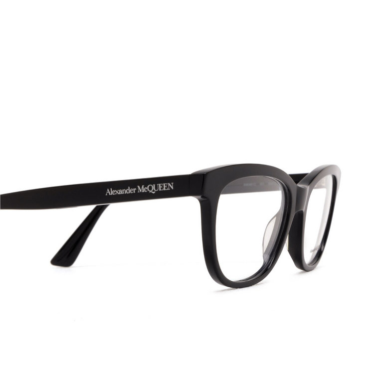 Alexander McQueen AM0461O Eyeglasses 001 black - 3/4