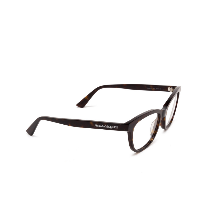 Alexander McQueen AM0461O Eyeglasses 002 havana - 2/5