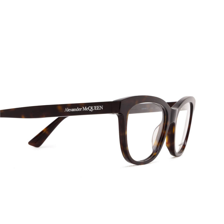 Alexander McQueen AM0461O Eyeglasses 002 havana - 3/5