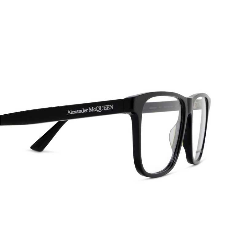 Alexander McQueen AM0463O Korrektionsbrillen 001 black - 3/4