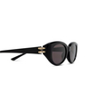 Lunettes de soleil Alexander McQueen AM0469S 001 black - Vignette du produit 3/4