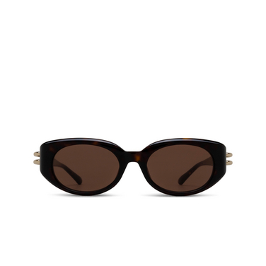 Alexander McQueen AM0469S Sunglasses 002 havana - front view