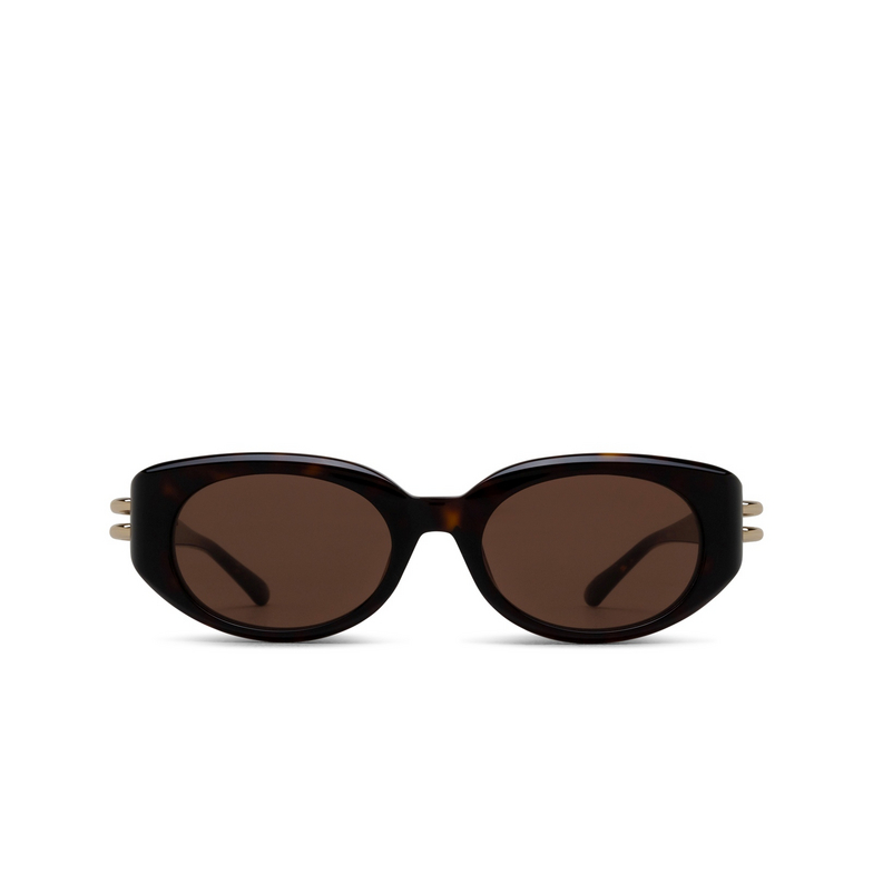 Alexander McQueen AM0469S Sunglasses 002 havana - 1/4