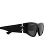 Alexander McQueen AM0471S Sonnenbrillen 001 shiny solid black - Produkt-Miniaturansicht 3/4