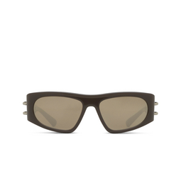 Lunettes de soleil Alexander McQueen AM0471S 004 shiny solid taupe