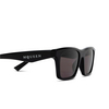 Occhiali da sole Alexander McQueen AM0472S 001 black - anteprima prodotto 3/4