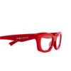 Occhiali da vista Alexander McQueen AM0474O 003 red - anteprima prodotto 3/4