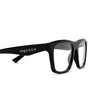 Occhiali da vista Alexander McQueen AM0475O 006 black - anteprima prodotto 3/4